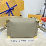 Louis Vuitton Grained calf leather Side Trunk MM M25072