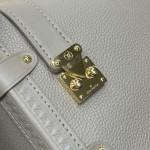 Louis Vuitton Grained calf leather Side Trunk MM M25072