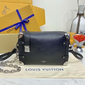 Louis Vuitton Grained calf leather Side Trunk MM M25160