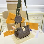 Louis Vuitton Monogram Canvas Multi Pochette Accessoires Bag Khaki LV M44813