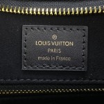 Louis Vuitton Monogram Empreinte CarryAll PM Bag Black LV M46288