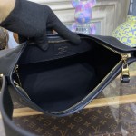 Louis Vuitton Monogram Empreinte CarryAll PM Bag Black LV M46288