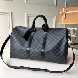 Replica LV Damier Graphite Keepall 55