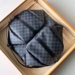 LV Damier Graphite Canvas Keepall 55 N41413