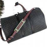 LV Monogram Eclipse Keepall Bandouliere 50 M56856