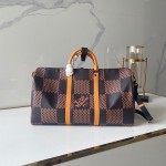 LV Giant Damier Ebene Keepall Bandouliere 50 N40360