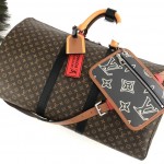 LV Monogram Canvas Keepall Bandouliere 50 M56855