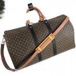 LV Monogram Canvas Keepall Bandouliere 50 M56855