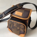 LV Giant Damier Ebene Nano Amazone Messenger N40357