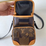 LV Giant Damier Ebene Nano Amazone Messenger N40357