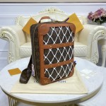 LVxNBA LV Monogram Canvas Shoes Box Backpack M45784