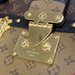 Louis Vuitton Monogram Reverse canvas Trunk Clutch LV M43596