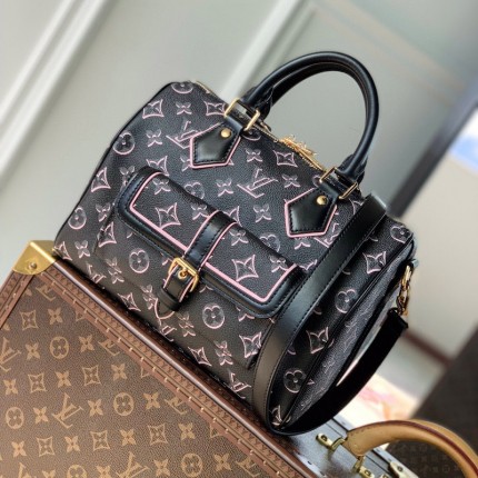 Louis Vuitton Monogram coated canvas Speedy Bandouliere 25 M20852