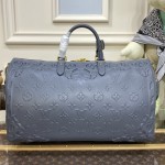 Louis Vuitton Keepall Bandouliere 50 Gray