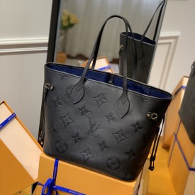 Replica Louis Vuitton Embossed Neverfull MM