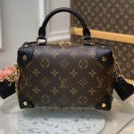 LV Monogram Canvas Petite Malle Souple M45571