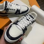 Louis Vuitton Trainer Sneaker 1A9JG9 Black Denim