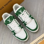 Louis Vuitton Trainer Sneaker 1A9JHX Green Denim