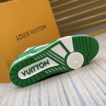 Louis Vuitton Trainer Sneaker 1A9JHX Green Denim