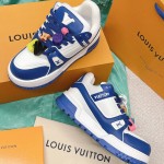 Louis Vuitton LV Trainer Maxi Sneaker Blue