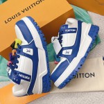 Louis Vuitton LV Trainer Maxi Sneaker Blue