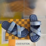 Louis Vuitton LV Venice Mule Blue