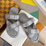 Louis Vuitton LV Venice Mule Gray