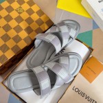 Louis Vuitton LV Venice Mule Gray