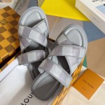 Louis Vuitton LV Venice Mule Gray