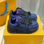 Louis Vuitton LV Trainer Maxi Sneaker Blue 1AD6G3