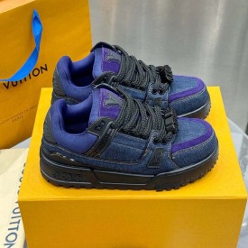 Replica LV Trainer Maxi Sneaker Blue