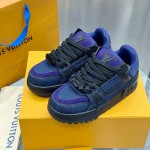 Louis Vuitton LV Trainer Maxi Sneaker Blue 1AD6G3