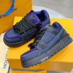 Louis Vuitton LV Trainer Maxi Sneaker Blue 1AD6G3