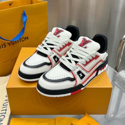 Louis Vuitton LV Trainer Sneaker Red 1AD7JI