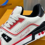 Louis Vuitton LV Trainer Sneaker Red 1AD7JI