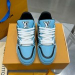 Louis Vuitton LV Trainer Sneaker Blue 1AD7K6