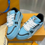 Louis Vuitton LV Trainer Sneaker Blue 1AD7K6