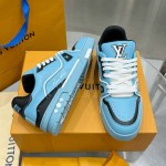 Louis Vuitton LV Trainer Sneaker Blue 1AD7K6