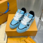 Louis Vuitton LV Trainer Sneaker Blue 1AD7K6