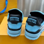 Louis Vuitton LV Trainer Sneaker Blue 1AD7K6