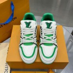 Louis Vuitton LV Trainer Sneaker Green 1AD7KK