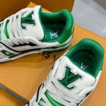 Louis Vuitton LV Trainer Sneaker Green 1AD7KK