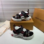 LV Archlight Sandal Black / Red