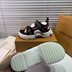 LV Archlight Sandal Black / Red