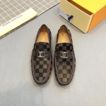 LV Damier Ebene Hockenheim Moccasin Loafers