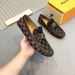 LV Damier Ebene Hockenheim Moccasin Loafers