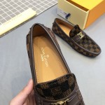 LV Damier Ebene Hockenheim Moccasin Loafers