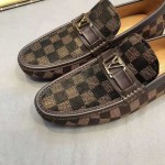 LV Damier Ebene Hockenheim Moccasin Loafers