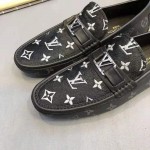 LV Monogram Eclipse Hockenheim Moccasin Loafers