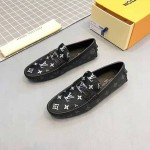 LV Monogram Eclipse Hockenheim Moccasin Loafers